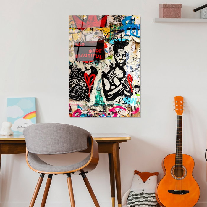 Wallity Cuadro Decorativo Banksy UV-495 45 x 65 cm